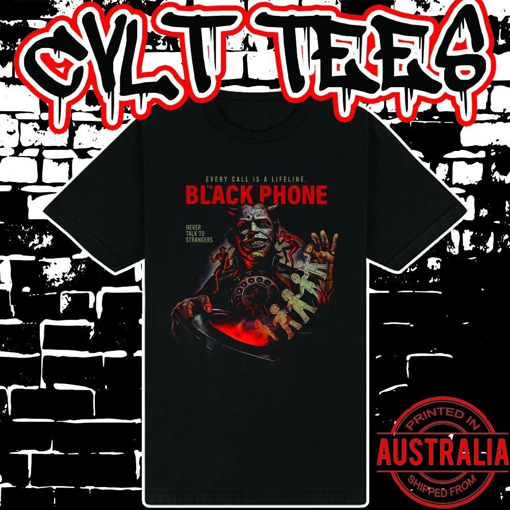 Men s and Women s T-shirts Black Phone Movie Shirt ~ Premium Black Gildan Cotton Tee XXL