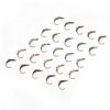 #9 Brass Bead Epoxy Chironomid Buzzer Nymph Fly, Midge Pupa Fast Sinking Fly Fishing Flies for Trout Grayling Bass