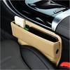 Car Seat Gap Organizer, Premium Leather Auto Seat Storage Box, Vehicle Beige