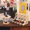 Puppenhaus Miniatur Mini Weinglasständer Kelchset Modell Heim Möbel Dekor Spielzeug Puppenhaus Zubehör