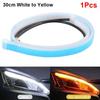 1/2Pcs 30cm DRL LED Strip RGB Turn Signal Durable Auto Headlights