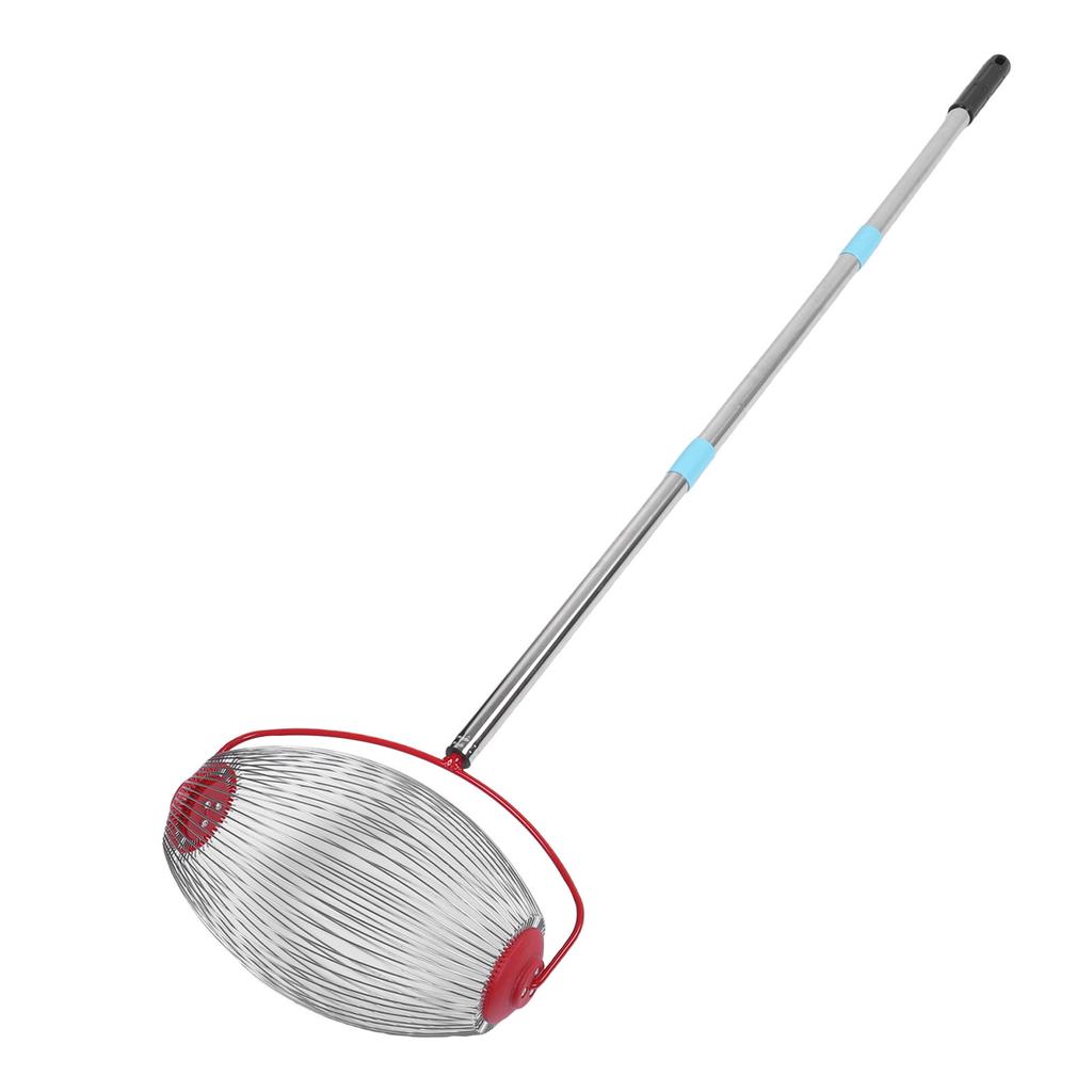 Rolling Nut Gatherer Stainless Steel 44.7 Inch 3 Section Multifunctional Acorn Picker Upper Roller for Pecans Walnuts Outdoor