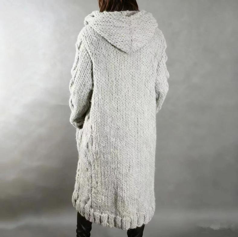Europäischer & Amerikanischer Damen Plus Size Strickjacke Pullover Mantel - Neue Mode Strickwaren 2026