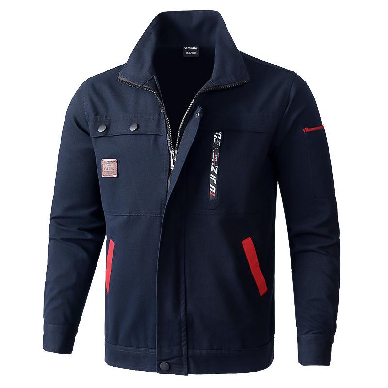 Work Clothes Suits for Men and Women Wear-resistant and Dirt-resistant Autumn and Winter Thickened Welding Work Clothes Anti-scalding Tooling