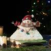 Cartoon Snowman Statue Nightlight Cute Snowman Figurine Christmas Decorations Sculpture  Party