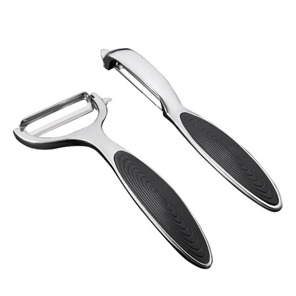 2-Pack Stainless Steel Vegetable & Fruit Peeler – Non-Slip Handle Potato Peeler