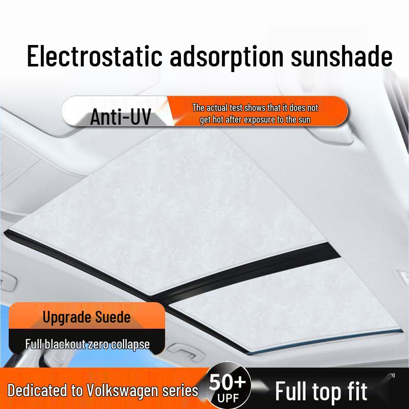 Suede Sunroof Sunshade for Volkswagen Teramont/Tiguan/Sagitar - Electrostatic Fit
