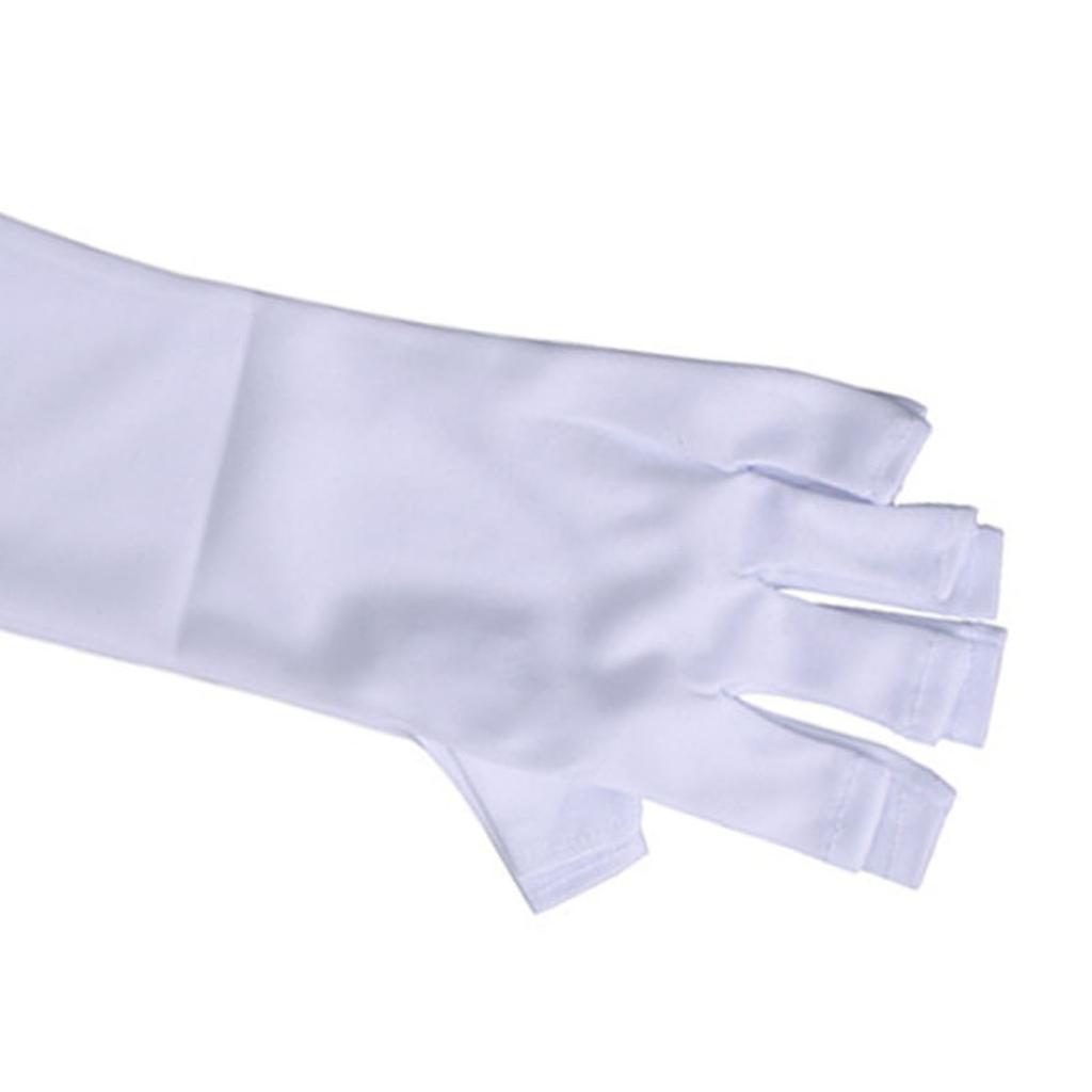 1 Pereche Mănuși Gel Manichiură Profesionale Eficiente Previn Bronzarea Radiații UV Mănuși Luminoase pentru