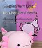 Axolotl Silicone Night Light - Creative Bedside Atmosphere Lamp & Gift Ornament