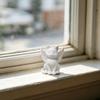 3D Printed Angel Cat Sculpture, Cute Cat Figurine, Winged Cat Desktop Ornament for Home Office Decor, Multi-Scenario Cat Decoration Gift