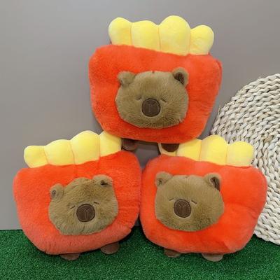 Big French Fries Kapi Capybara Plush Toy Barra Doll Doll Eight Inch Grab Machine Doll Plush Toy