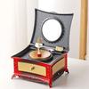 Elegant Classic Rotating Ballerina Music Box with Drawer Hand Crank Music Jewelry Box Perfect Christmas Gift for Girls