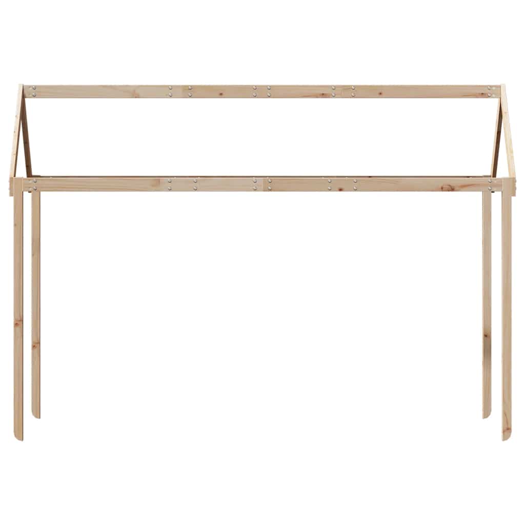 Vidaxl Daszek Do Łóżka Dziecięcego, 207X80,5X151,5 Cm, Drewno Sosnowe