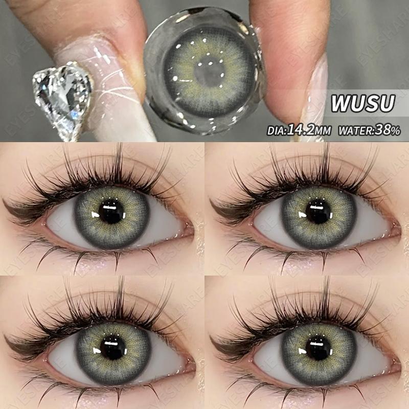 

Кольорові контактні лінзи для очей Eyeshare 2 шт. Високоякісні модні блакитні лінзи Коричневі натуральні лінзи Красуні контактні лінзи для очей