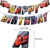 Birthday Cars Birthday or Birthday Party Supplies HAPPY BIRTHDAY Red Car Cartoon Character Balloons Decorations, Balloons, Girl's Boy's Decorations,