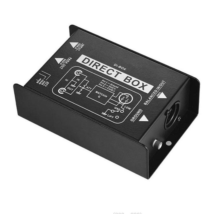Passive DI Box Transformer for Audio Isolation and Impedance Matching