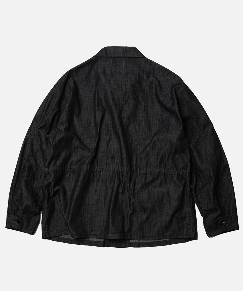 Frizmworks Denim Oversized Bdu Jacket _ Black