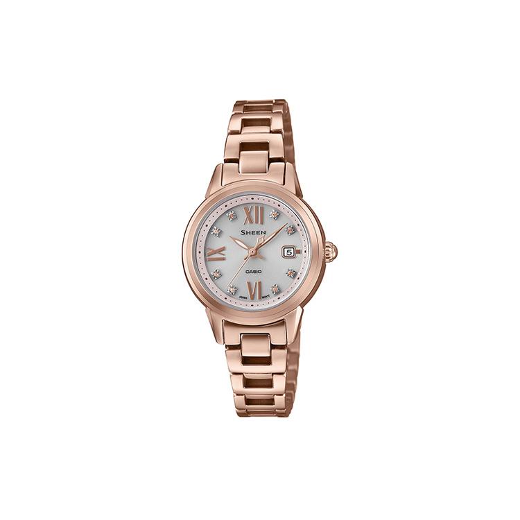 

CASIO Women s SHEEN White Watch SHE-4522CG-4A SHE-4522CG-4A White Dial
