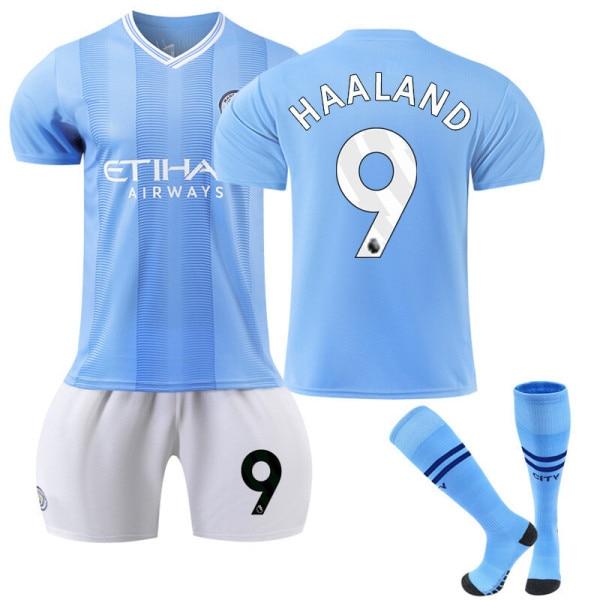 Manchester City 23-24 Trainingstrikot Synthetisch Aquamarinblau Fußballtrikot Atmungsaktiv Schnelltrocknend