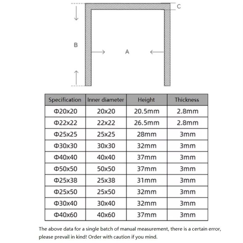 Square Rubber Black Chair Leg Caps Non-slips Table Foot Dust Cover Socks Floor Protector Pads Pipe Plugs Furniture Leveling Feet