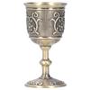 Calice Européen Gravé Métal Coupe à Vin Médiévale Coupes & Calices Coupe à Vin Bronze Pour Bar à Domicile