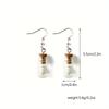 1 Pair Halloween Glowing Ghost In The Drift Bottle  Earrings Gothic Charm Cartoon Style Glows In The Dark