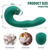 Emerald Sucking Vibrator 10-frequency Vibration + Sucking G-spot To Stimulate Female Masturbator Adult Sex Toys