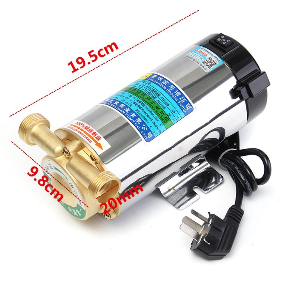 150W New Automatic Gas Water Heater Pump Household Water Pressure Booster Pump 19.5*9.8cm