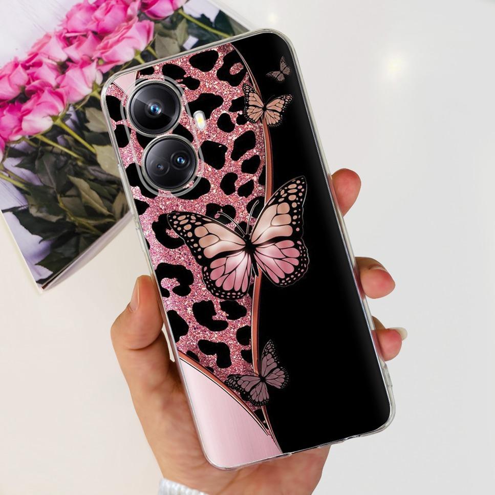 For Realme 10 Pro+ 6.7" RMX3687 Case Cute Cartoon Astronaut Cat Soft Silicon TPU Cover For Realme 10 Pro Plus Bumper Phone Case