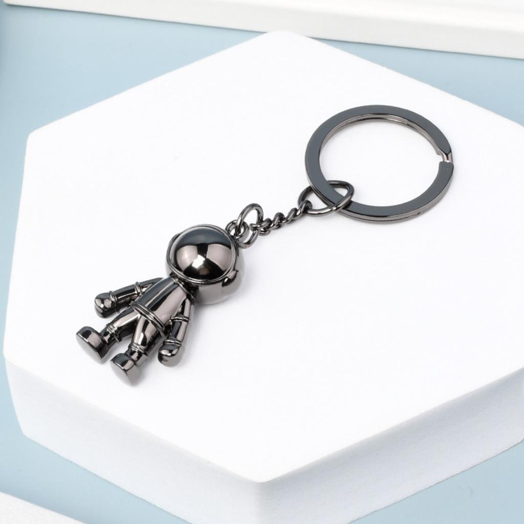 Astronaut astronaut keychain creative car men's metal key pendant personalized car logo key chain gift