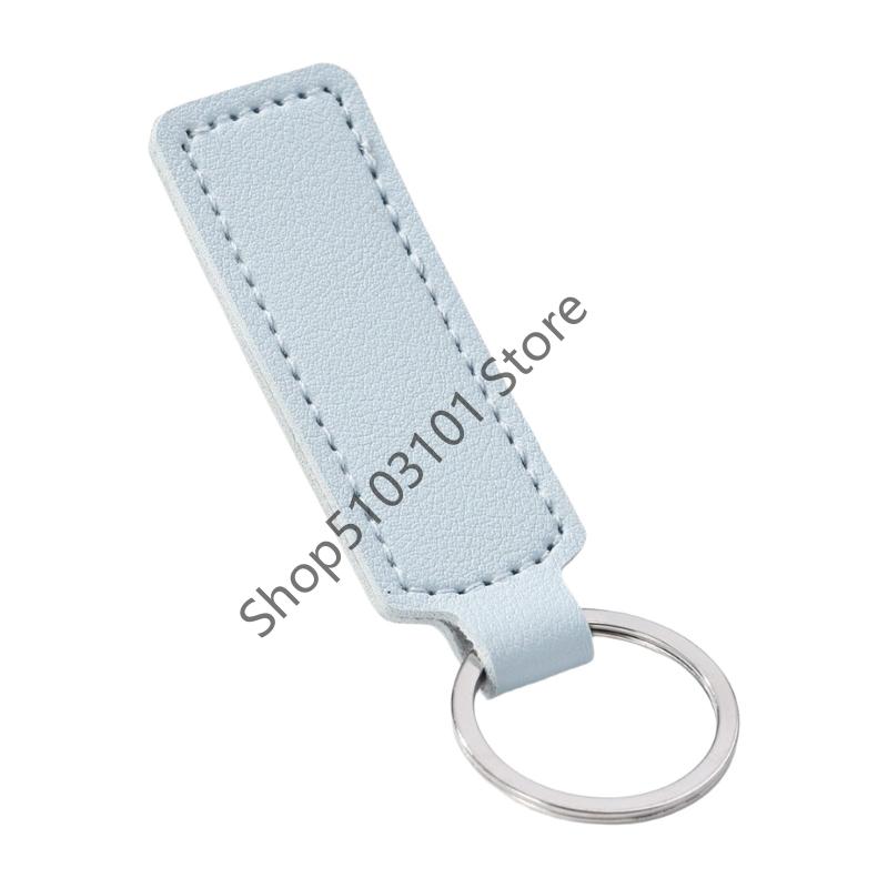 X6HE Anti Scratch Keychain Organizers Lightweight PU Leather Construction For Drivers Cyclists Daily Commute Cycling