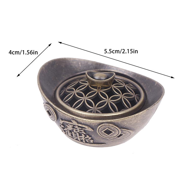 Buddhist Utensils Incense Burner Incense Censer Alloy Sandalwood House Furnishings Home Office Decoration