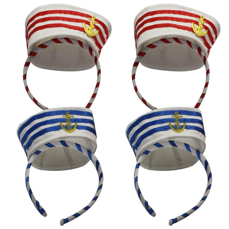 Jiaqi Christmas Easter Halloween Navy Headband Decorative Accessories Unisex Headgear