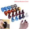 Guitar 10Pcs Plectrum Nail Picking Thumb Finger Picks Stainless Steel Celluloid