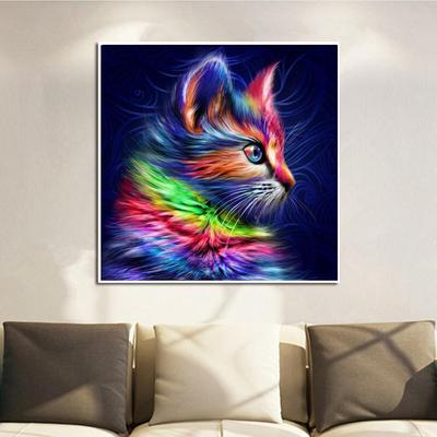 5D Diy Diamant Malerei Schwarze Katze Diamant Stickerei Full Lay Anime Kreuzstich Kits Home Decor Handgemachtes Geschenk