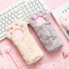 1Pcs Kawaii Plush Cat Claw Paw Pencil Case Large Capacity Pencil Bags Pen Box