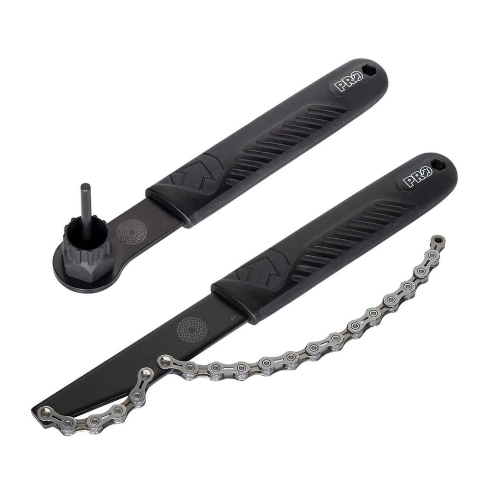 PRO Cassette Remover Set Sprocket Removal Tool with Lock Ring Tightening Tool Set Black (Compatible 6/7/8/9/10/11S) +