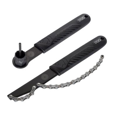 Conjunto Removedor de Cassete PRO Ferramenta de Remoção de Roda Livre com Conjunto de Ferramentas de Aperto de Anel de Travamento Preto (Compatível 6/7/8/9/10/11S) +