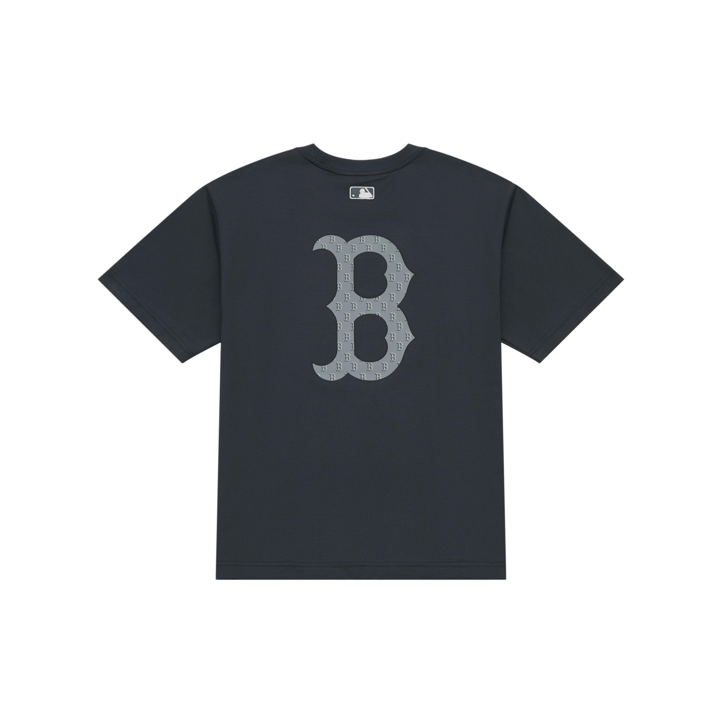 MLB T Shirts Unisex Charcoal Gray Crew Neck 3ATSM0463-43GRD XXL