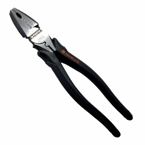 Fujiya Electrician's Eccentric Pliers, Zero BLACK 3300N-225