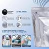 10Pcs Aluminum Foil Stand-Up Bags Reusable Airtight Smell Proof Resealable Storage Large Pouches