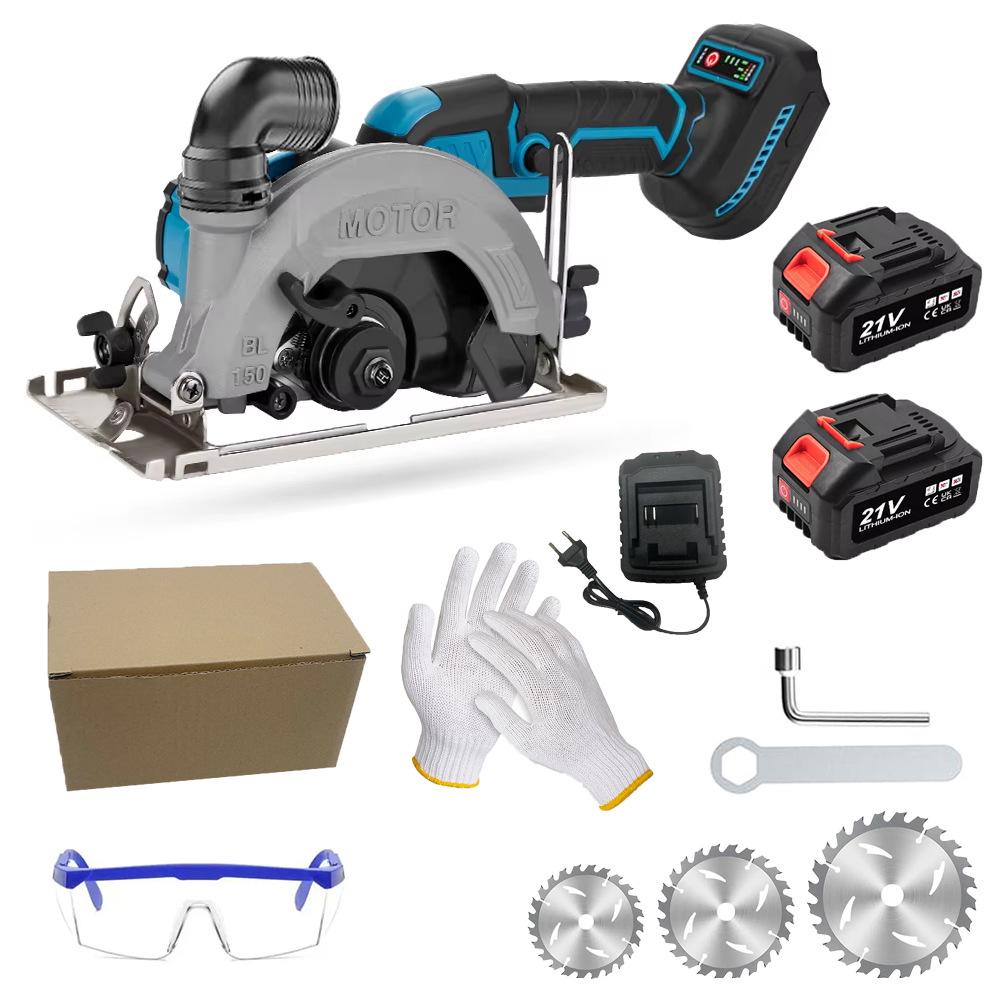 6-Inch Rechargeable Brushless Circular Saw for Woodworking/DIY