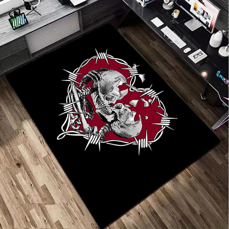 Halloween  Horror Rug - Home Carpet Office Decorative Carpet For Living Room Bedroom Door Mat Floor Rug Computer Chair Area Rug