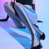 Stretchy Satin Foot Wraped Trousers 80D Glossy Shiny Shaping Pantyhose Women Sexy Skinny Yoga Leggings Hot Pole Dance Clubwear