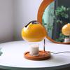 Candle Warmer Lamp Wooden Rack Iron Stand Glass Lampshade Decorative Retro Candle Melting Lamp with Timer