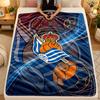 Flannel BlanketReal Sociedad FC Warm Soft Throw Blanket for Indoor Sofa Bed Living Room Use