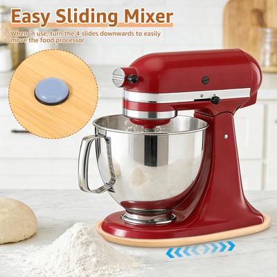 1Pc Stand Mixer Sliding Board Mixer Appliance Slider Tray Mixer Countertop Storage Trays Mixers Slider Mat for 5-7 QT or 4.5-5QT