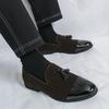 Men Shoes Casual Fashionable Loafers Black and Brown One-foot Light Comfortable and High-end Banquet and Social Shoes Size 38-46