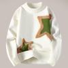 Pulover Toamnă Iarnă Nou Design de Tineret Nișă Senzorial Pulover Bărbați Casual Tricotaje Termice Trendy Strat de Bază pentru Cuplu Top Tricotat