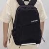 Schoolbag schoolbag female college student ins trendy brand backpack men's sense lightweight travel backpack simple solid color printing